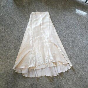 Vintage Cache Maxi Shimmer Mermaid Fairy Skirt Cut on Bias